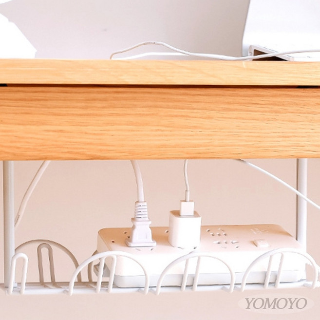 요모요 접착식 멀티탭 정리선반 무타공멀티탭선반, 1개
