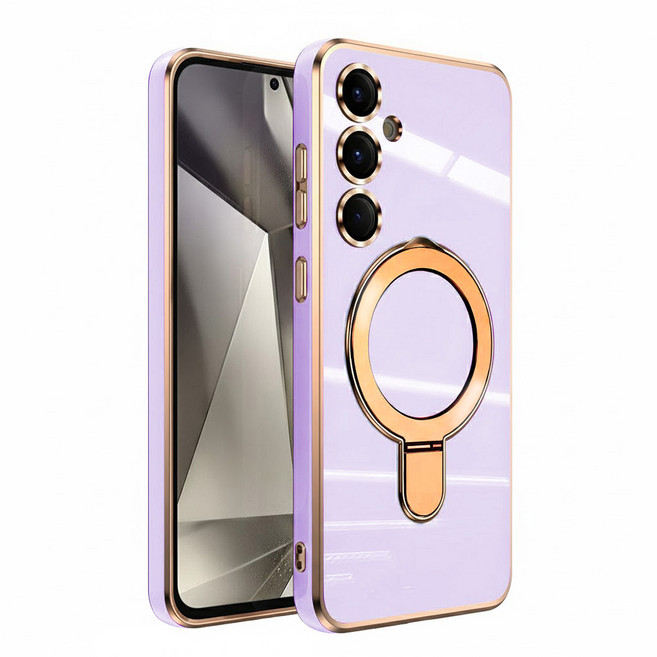 이케미 갤럭시24/ 갤럭시25/ 갤럭시26시리즈 맥세이프 호환 핑거링 거치대 케이스