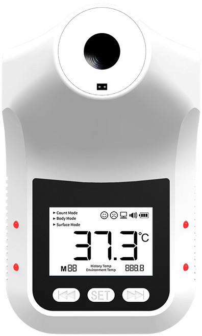 K3 pro 자동온도측정기 SMT-300 벽걸이 스탠드 온도계, 1개