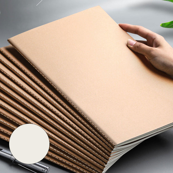 선진문구 A5 크라프트 노트, 무지, 20개