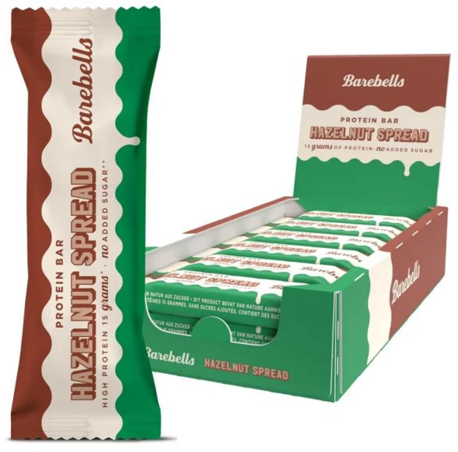 베어벨스 프로틴 바 - 15g 고단백 무설탕 무팜유 헤이즐넛 스프레드 12개입 45g - 쿠팡