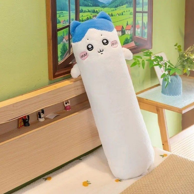 Mexholin먼작귀 치이카와 우사기 하치와레 모찌 바디필로우 안고자는 롱쿠션 인형쿠션 수면인형 애착인형Mexholin, 베이지