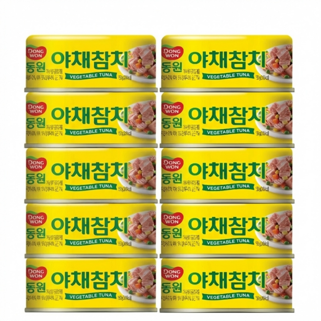동원참치콤보팩(야채), 10개, 150g