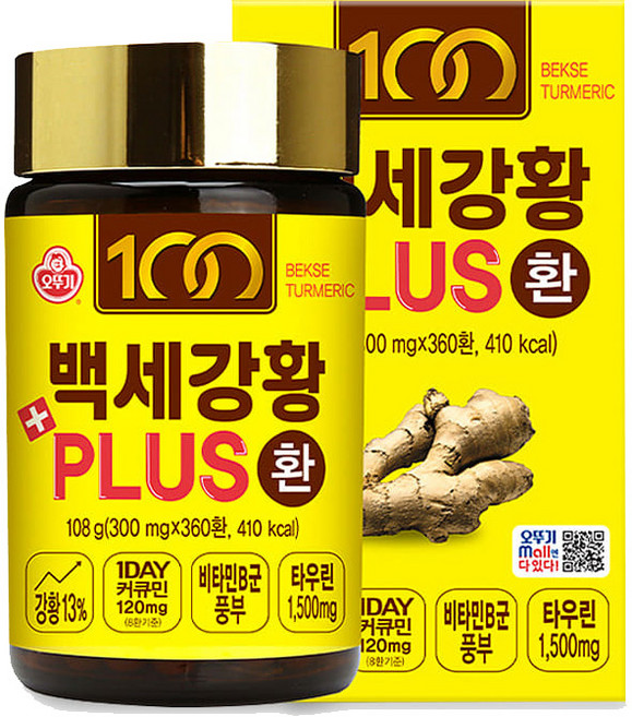 오뚜기 백세강황 PLUS 환, 108g, 1개