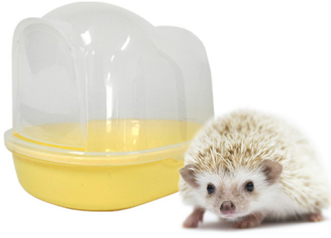 도치퀸 반투명 커버 화장실 고슴도치 목욕통 화장실, 260g, 1개