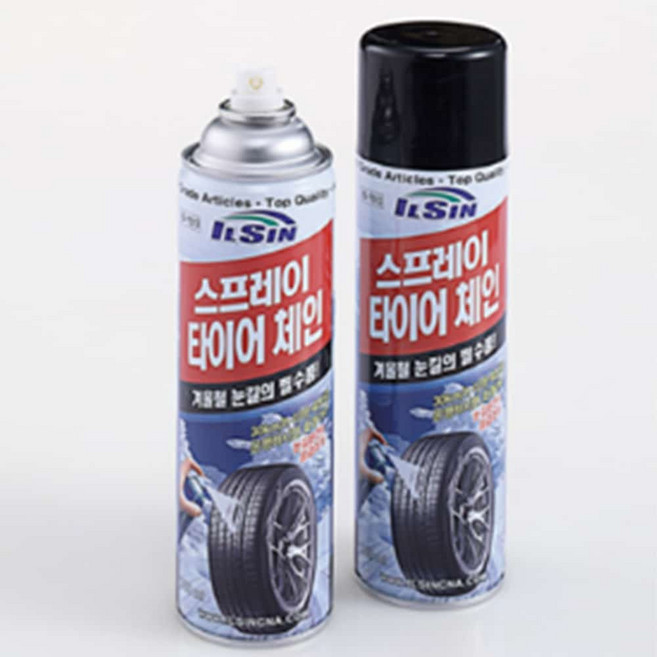 일신 뿌리는 스노우체인 스프레이 오토바이눈길 타이어, 500ml
