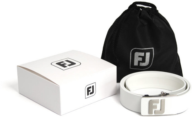 풋조이 남성용 FJ 벨트, 화이트, 1개