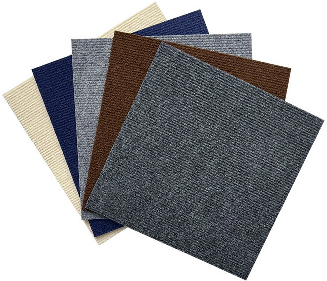 아이시니 논슬립 다용도 미끄럼방지 접착식 카펫 바닥 조각매트, 블랙, 10개