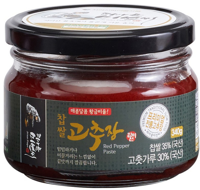 피아골미선씨 찹쌀 고추장, 340g, 1개