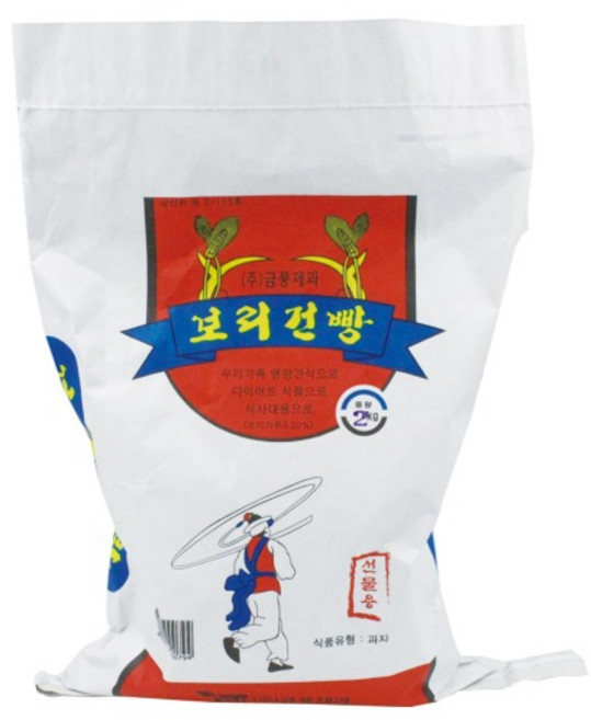 금풍제과 건빵 2kg 대용량 포대건빵 업소용, 1개