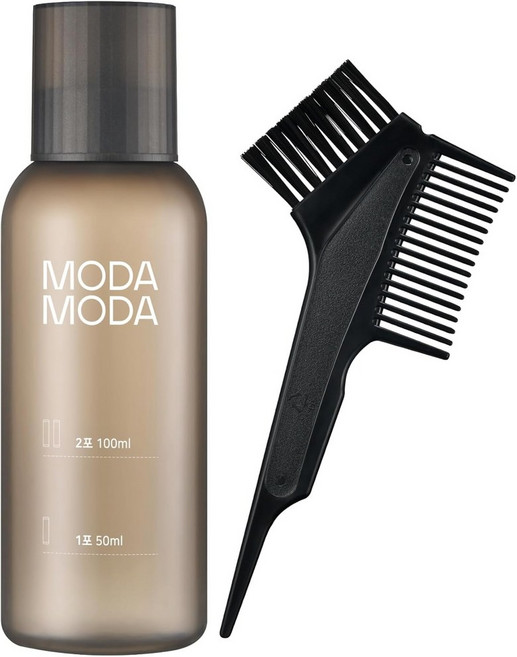 어플리케이터 빗 키트가 포함된 MODA 염색약 셰이커 병 전문 살롱 색칠 도구 세트 컬러 믹싱 루트 터치 업 및 그레이 커버를 위한 브러시
