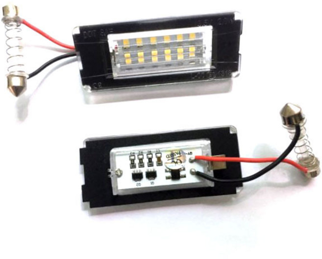 미니쿠퍼 호환 R56 번호판등 LED 1대1교체형, 1개