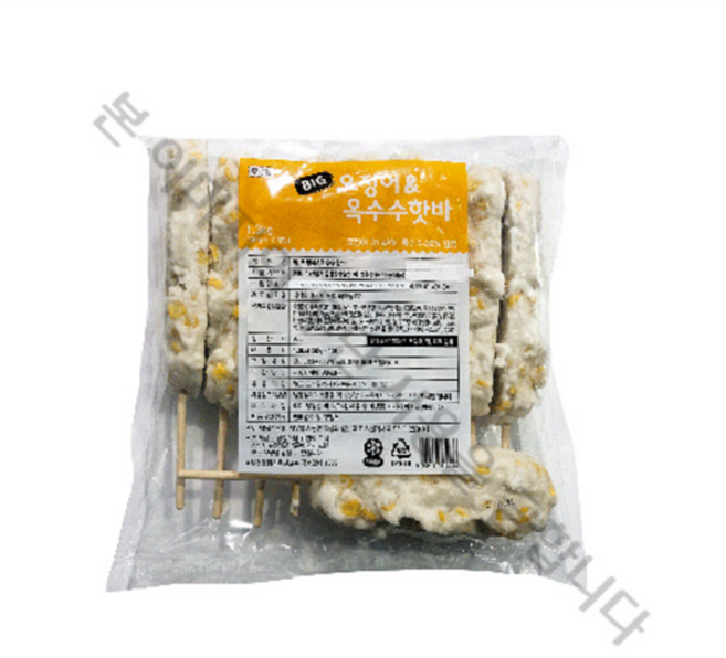 가토코 오징어 옥수수 핫바(130g ) 1.3Kg, 10입, 130g