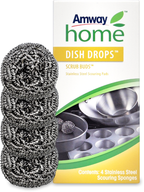 암웨이 스테인레스 스틸 수세미, 4개, 3세트