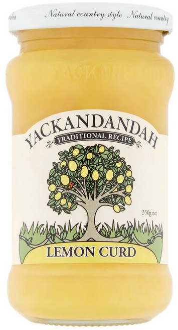 호주 야칸단다 레몬커드 잼 Yackandandah Lemon Curd, 1개, 350g