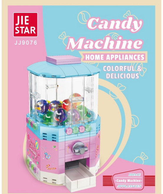 JIESTAR 杰星 JJ9076 扭蛋機系列 益智拼裝積木, 1個