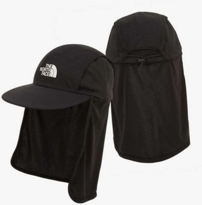[매장판] 노스페이스 햇빛가리개 모자 자외선차단 서머 엘티 선쉴드 햇 블랙 NE3C, M
