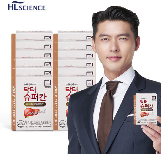 현빈 닥터슈퍼칸 밀크씨슬&멀티비타민 12개월분 GIFT 실리마린, 30정, 12박스