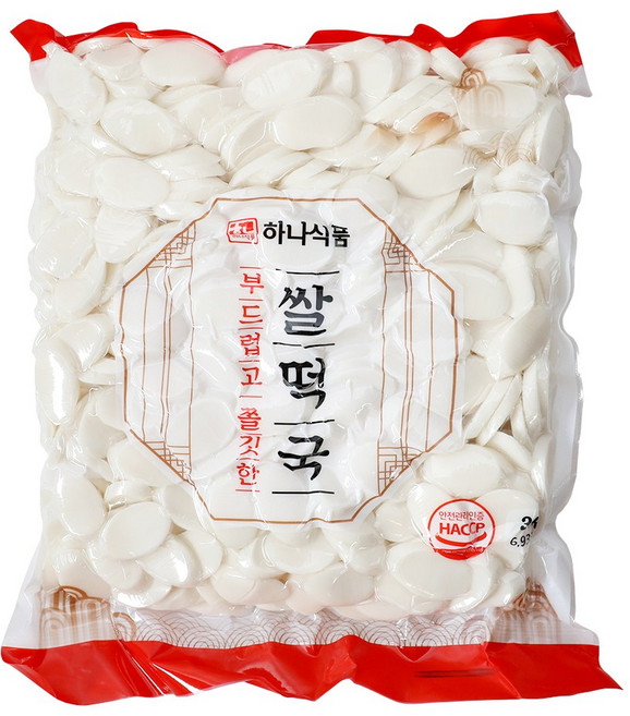 쌀떡국떡 3kg, 1개
