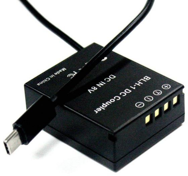 호환 PS-BLH-1 더미 배터리 PD USB-C 전원 어댑터 BLH1 DC 커플러 올림푸스 카메라 EM1 MARK II Mark 2, 02 Type C 100CM, 1개