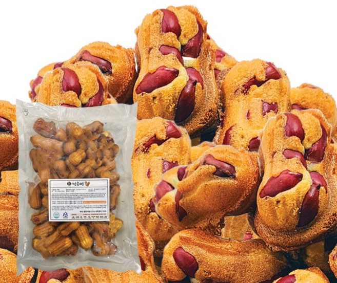 완제품 고소한 우도땅콩맛 왕땅콩빵 50알(450g), 50개, 8g