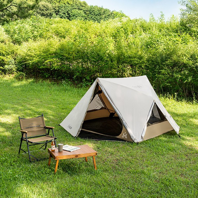 카즈미 NEW 트리온 EX 텐트 캠핑 피크닉 2-3인용 원터치, 단품