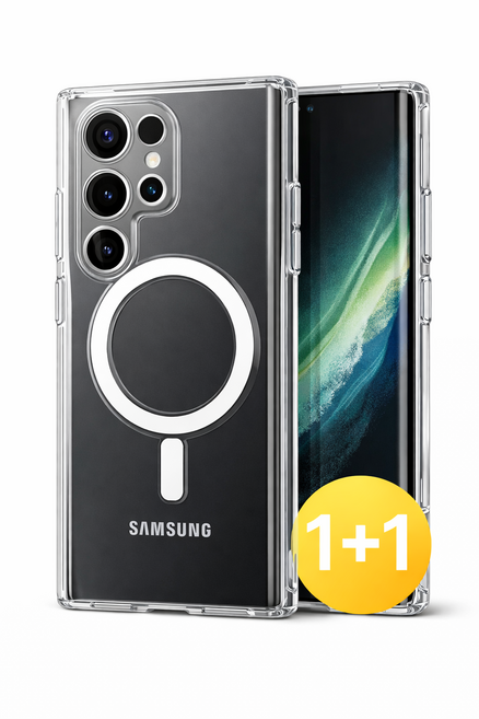 1+1 갤럭시 s26 시리즈 맥세이프 투명 클리어핏 케이스