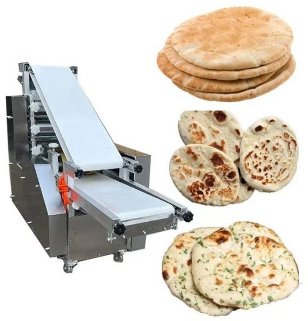 완전 자동 또띠아 차파티 제조기 아랍 피타빵 로티 메이커 파라타 난 플랫브레드 생산 라인, 01 TDDF-1-4cm