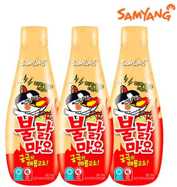 (삼양)삼양 불닭마요 소스, 250g, 3개