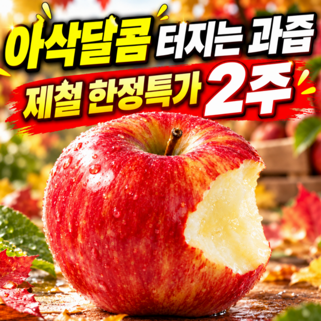 [최대18Brix] 고당도 햇 홍로사과 아삭달콤 국내산, 1박스, 4kg(초강력추천)