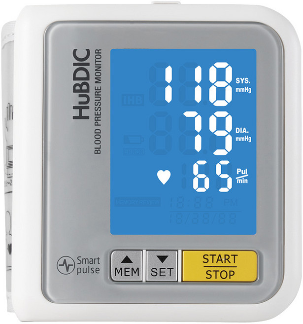 휴비딕 비피첵 플러스 손목형 자동 전자 혈압계 HBP-700pro, 1개