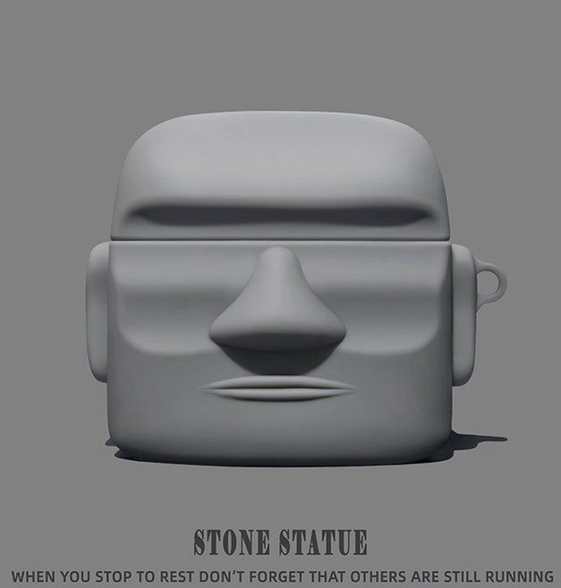 레드미 버즈6 프로 케이스 키위 키링 실리콘 커버, Xiaomi Buds 5 Pro, 11 석상+링 실리콘 후크