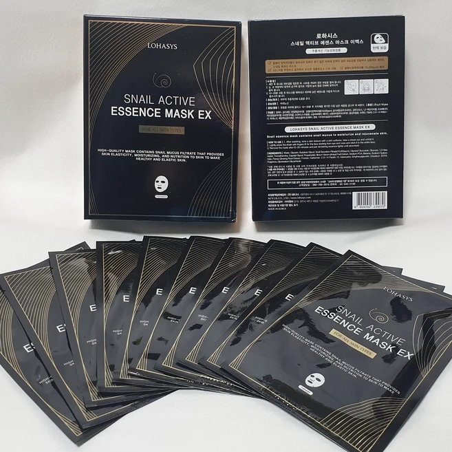 로하시스 스네일 액티브 에센스 마스크 EX 10매, 1개 - 쿠팡
