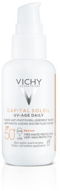 VICHY 프랑스 정품 비쉬 캐피탈 솔레일 UV 에이지 데일리 틴티드 SPF50+ 40ml, 1개