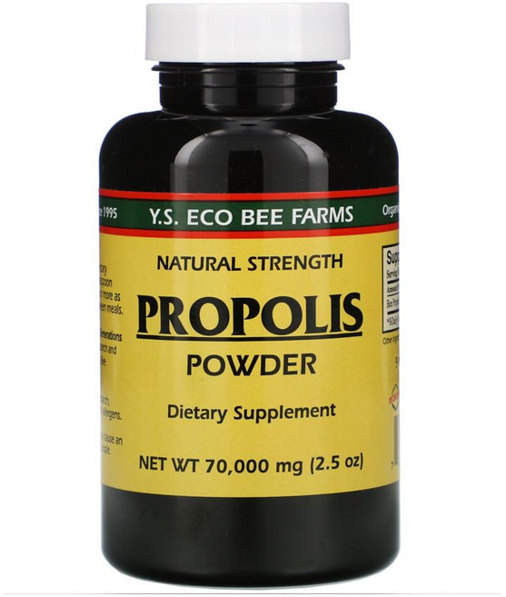 Y.S. Eco Bee Farms 프로폴리스 파우더 분말 850mg, 1개