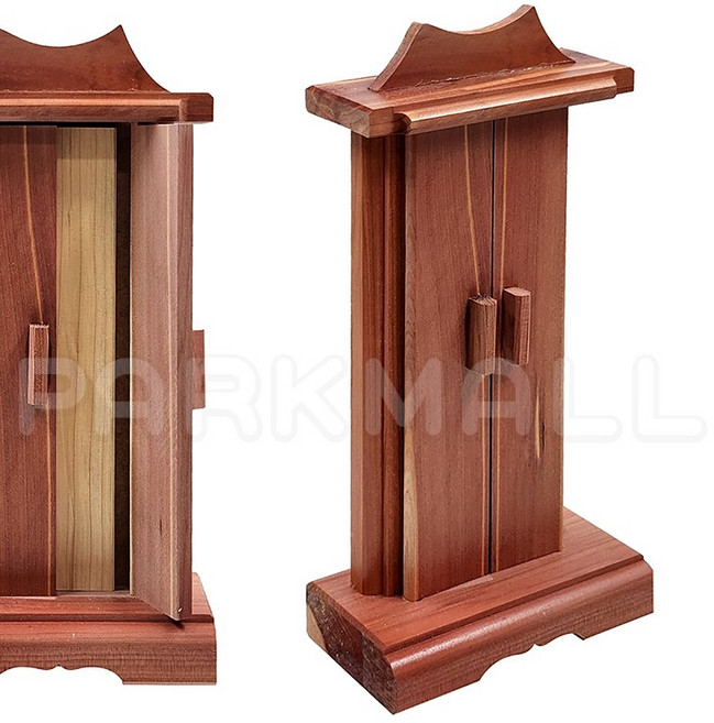 남원 향나무 위패 민무늬 (지방틀 제사 성묘 제기 제수용품 제사지방 제사위폐 지방쓰기, 1개