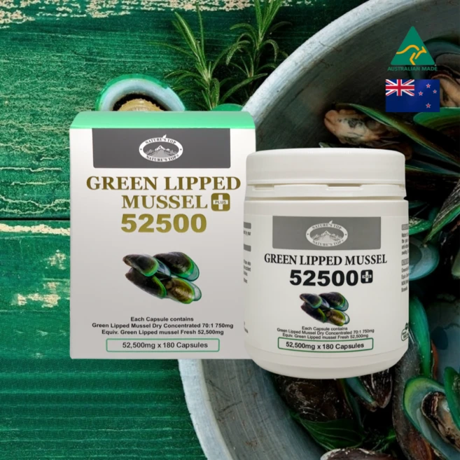 호주직송 네이쳐스탑 초록홍합 52500mg, 1개, 180정 - 쿠팡