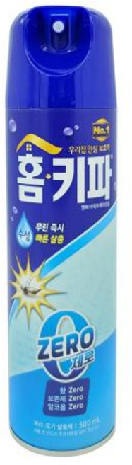 헨켈홈케어 모기살충제 홈제로 에어졸 500ml x (번들3개) -반품불가