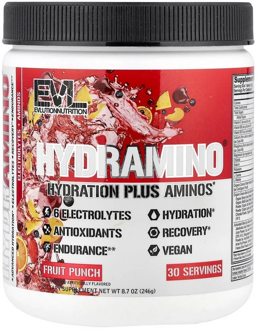 이블루션 Evlution Nutrition HydrAmino® Fruit Punch 8.7 oz 246 g, 246g, 1개 - 쿠팡