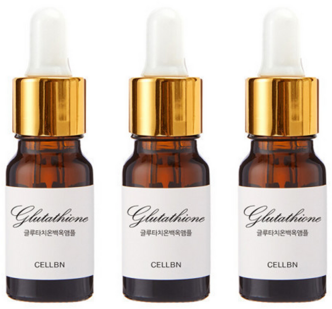 글루타치온 백옥앰플 1+1+1 총 미백기능성 피부톤 광채 화이트닝, 10ml
