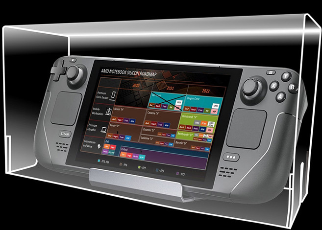 스팀덱 아크릴 장식장 투명 커버, 1개, 단품