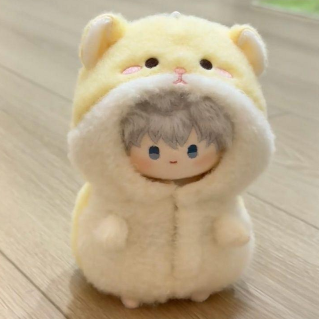 모카돌 10cm 솜인형옷 햄토리 바디슈트, 1개, 옐로우