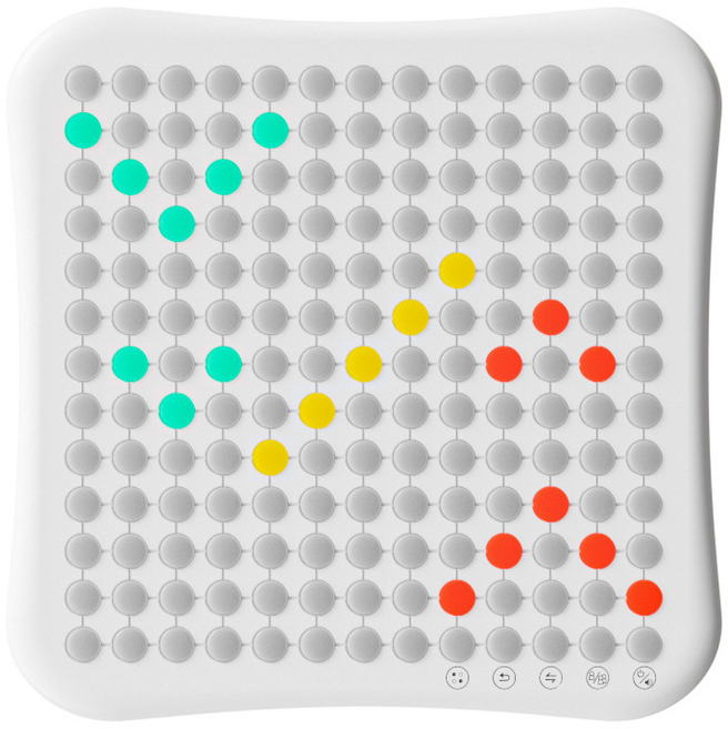 9 in 1 전자 오목 바둑판 스마트 전자오목판 AI 보드게임 초보자 사고훈련, 1개, 흰색01