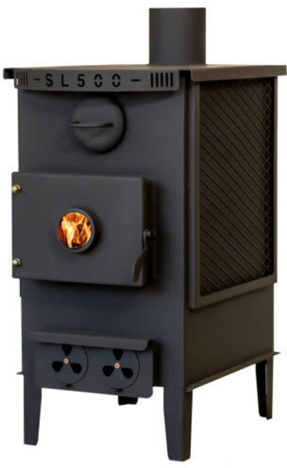 20평 두꺼운 철판 군고구마 장작나무 사각 화목난로 연통 난로 공장
