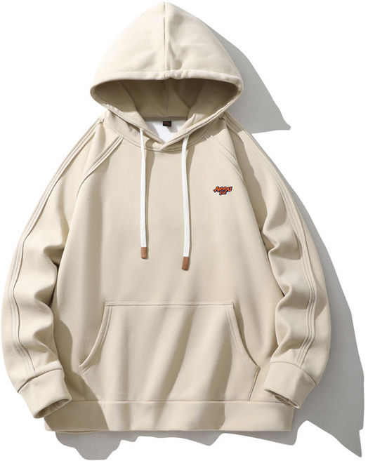 ANYOU 남성용 봄 상의 후드티 일본풍 심플 패션 다용도 긴팔 맨투맨