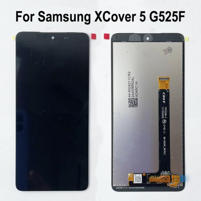 삼성 호환 호환 Xcover 5 G525 SM-G525F 디스플레이 화면 교체 용 LCD 터치 스크린 디지타이저 어셈블리, 한개옵션0, 1개