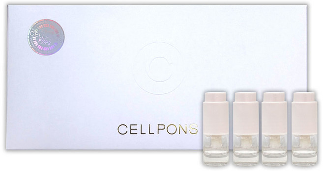 [본사운영]셀폰즈 바르는 녹는실 리프팅 앰플 FGF2 세럼 마스크 모공 주름 개선 4주, 3.3g, 4개