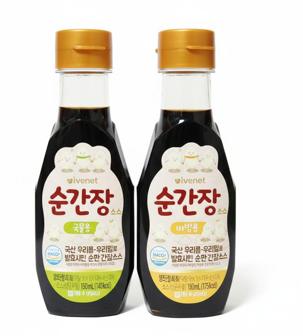 아이배냇 순간장 국물용+비빔용 190ml 2개, 1세트