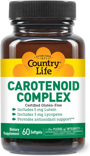 카로티노이드 콤플렉스 소프트겔 루테인5 라이코펜3 지아잔틴 아스타잔틴, 1개, 90정 - 쿠팡