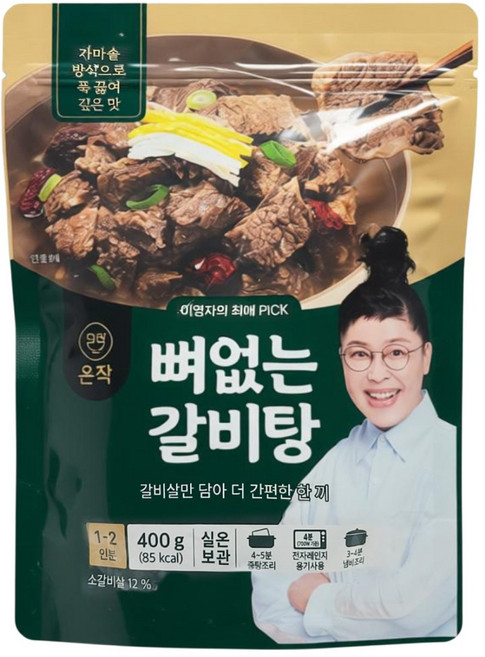 온작 이영자 뼈없는 갈비탕, 400g, 8개